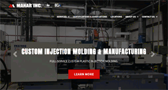 Desktop Screenshot of manarinc.com